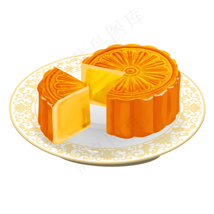 黄色的月饼