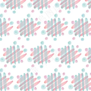 斜线抽象水彩无缝图案