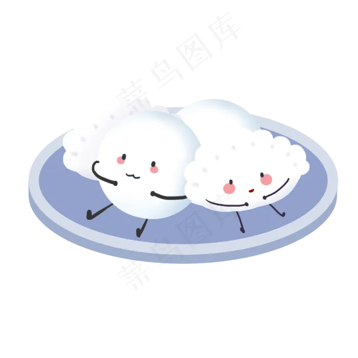 冬至似人汤圆饺子(3000X3000(DPI:299))psd模版下载