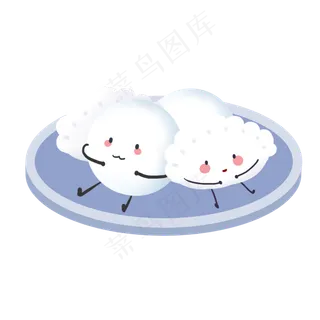 冬至似人汤圆饺子