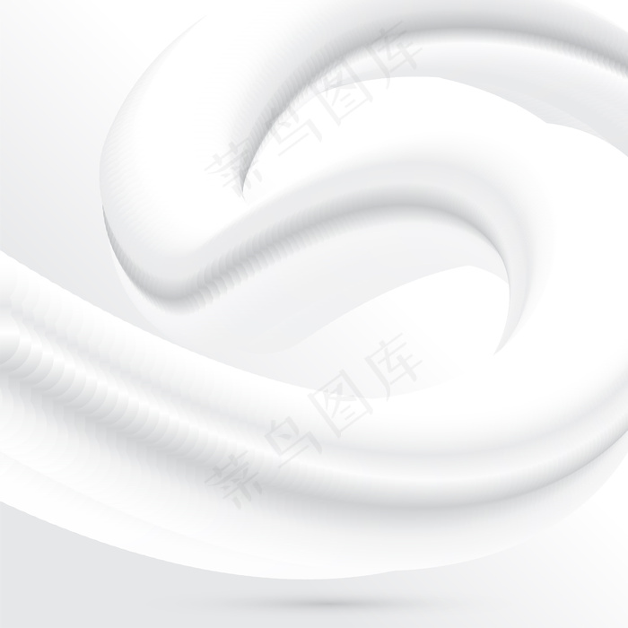 抽象最小背景与白色流体混合设计