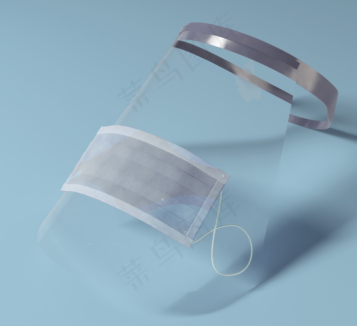 高角度面罩
