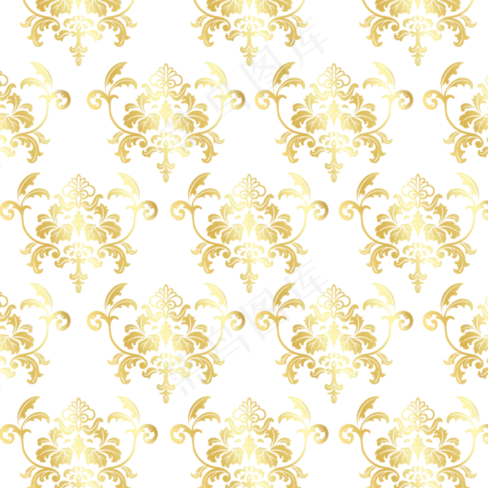 金色花纹底纹(2000X2000(DPI:300))psd模版下载