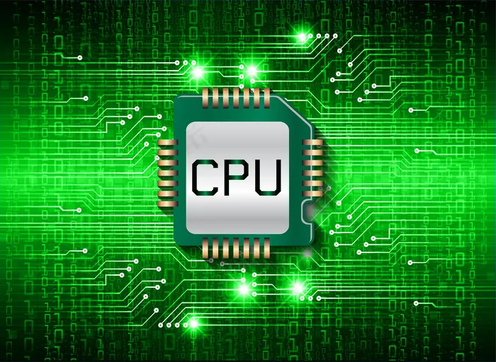 蓝色cpu赛博电路未来技术概念背景eps,ai矢量模版下载