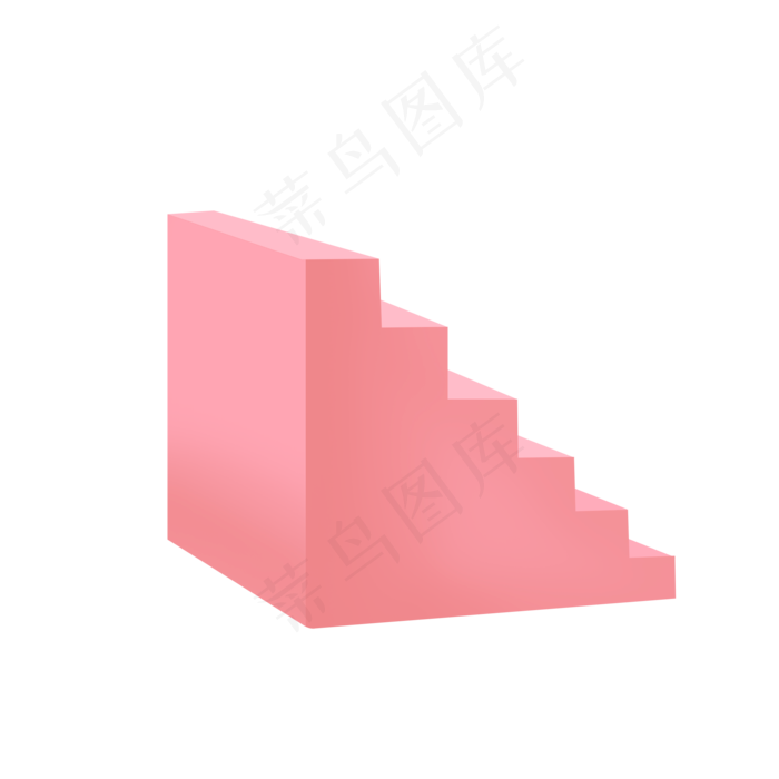 卡通粉色情人节楼梯(2000X2000(DPI:300))psd模版下载