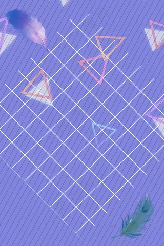 蓝色几何扁平风冬季促销服装店