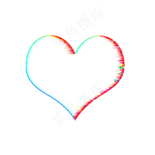 抖音风七夕节情人节爱心边框