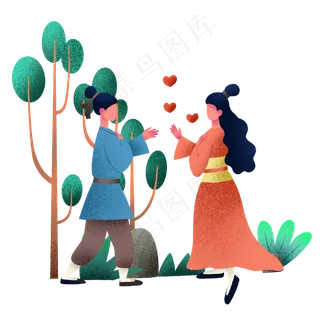 情人节七夕爱心