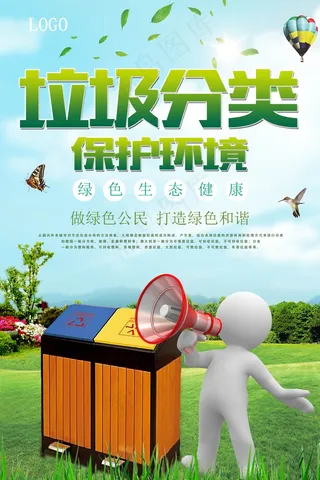 垃圾分类设计展板