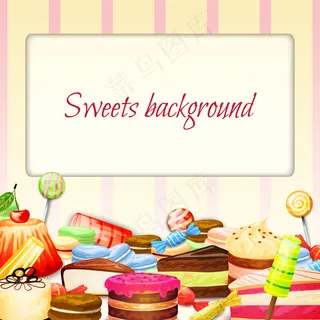 甜食背景