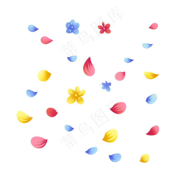 飘落的花瓣花朵中秋(2000X2000(DPI:299))psd模版下载