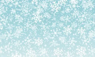 雪背景。插图。冬天的降雪。蓝天上白雪皑皑。圣诞节背景。下雪。