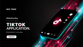 新tiktok帐户的促销设计