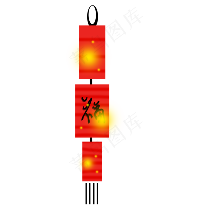 中式红灯笼喜庆新年