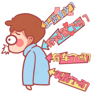 过年被问扎心问题