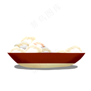 一盘子饺子