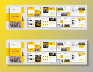 公司多页宣传册模板布局