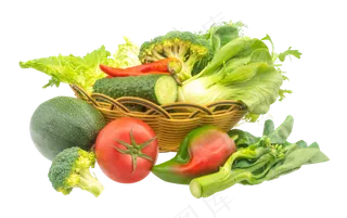 夏季绿色蔬菜组合