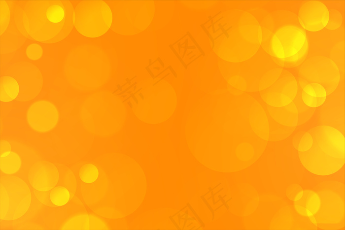 黄色优雅的波基灯背景可爱