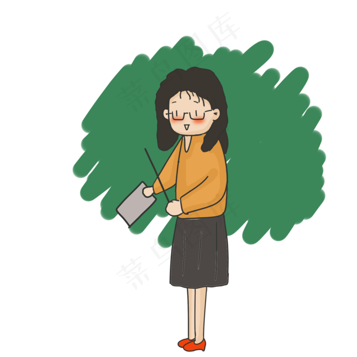 正在上课的女老师