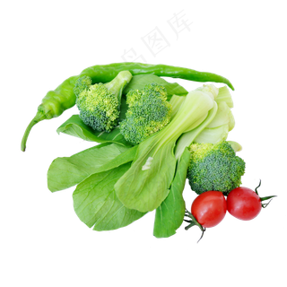 圣女果和西蓝花