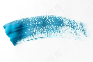 白底浅蓝色笔刷