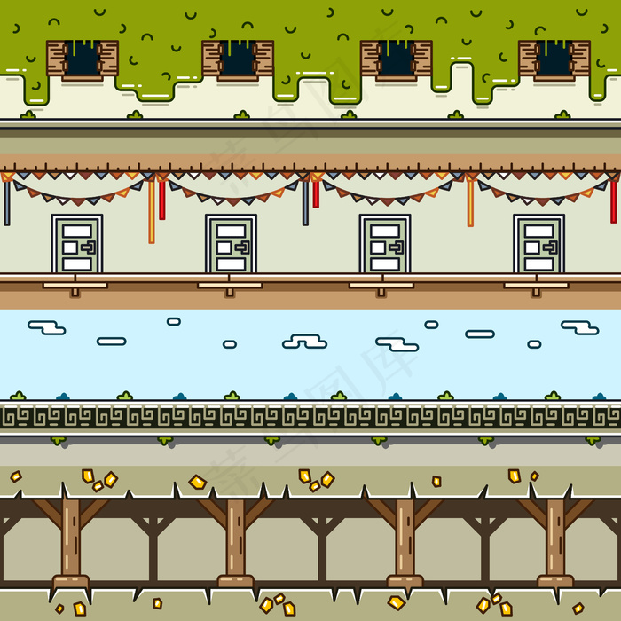 视频游戏的视差背景