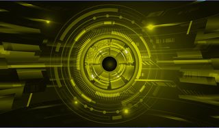 黄眼网络电路未来技术概念背景