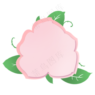 情人节玫瑰花边框