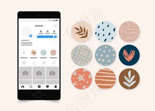 抽象手绘模板精选集