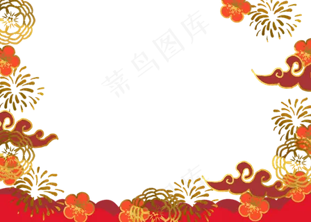 春节喜庆边框 春节喜庆边框