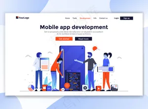 现代网站模板-手机app移动应用开发