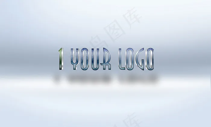 logo样机标志样机智能贴图psd模版下载