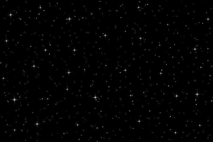 与星星的空间背景。矢量图