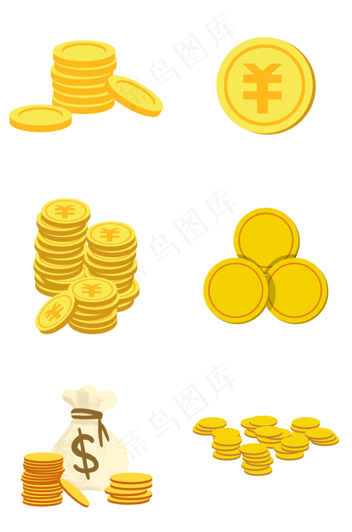 天猫装饰可爱金币(2000X3020(DPI:300))psd模版下载