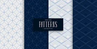 以灰色和靛蓝为背景的日本sashiko图案