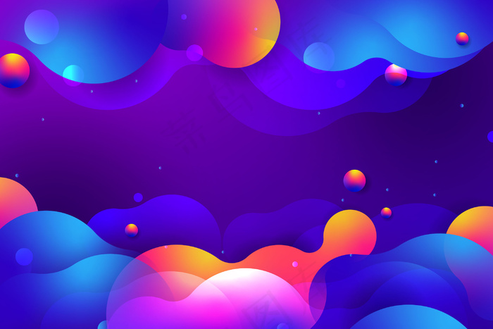 彩色抽象背景eps,ai矢量模版下载