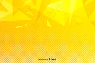 黄色抽象几何图形背景