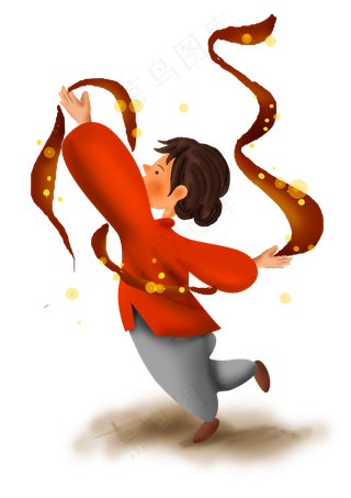 庆祝十一国庆节的中国女性