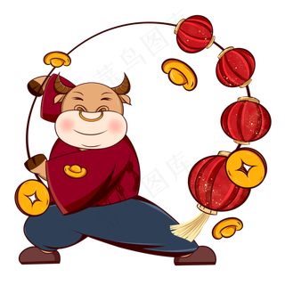 2021新春贺岁牛年形象
