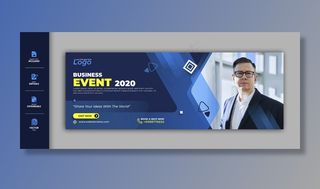 商业横幅banner模板高级向量