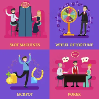 赌场广场的人们