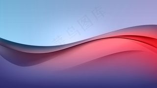 抽象彩色波浪背景