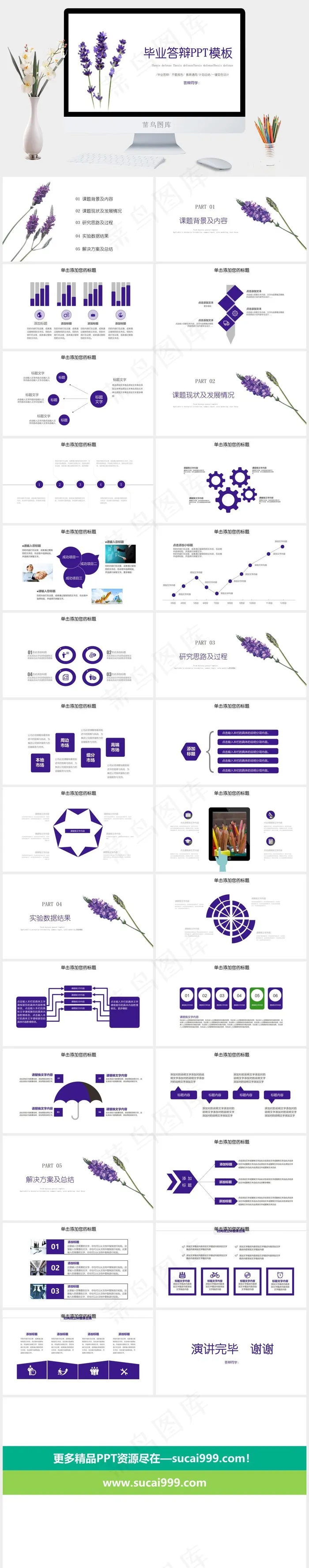 总结
白色素雅标准简洁PPT模板