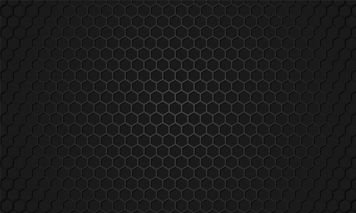黑色六边形碳纤维金属纹理背景。eps,ai矢量模版下载
