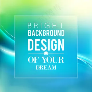 彩色抽象背景的模糊玻璃过度抽象，与样本文本模板