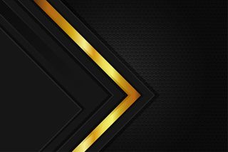 优雅的黑色金色金属钢背景壁纸
