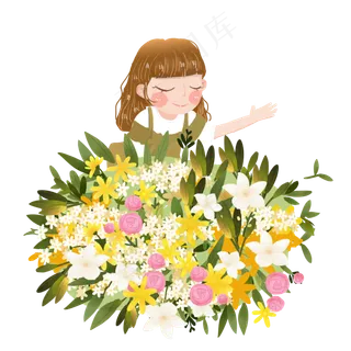 教师节献给老师鲜花png素材