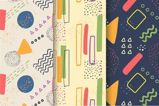 抽象手绘图案集