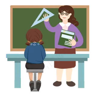 教师节老师教室上课PNG